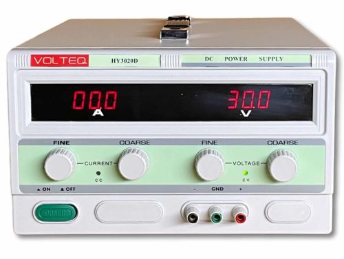 HY3020D Lab Grade DC Regulated Power Supply 0-30V DC, 0-20A